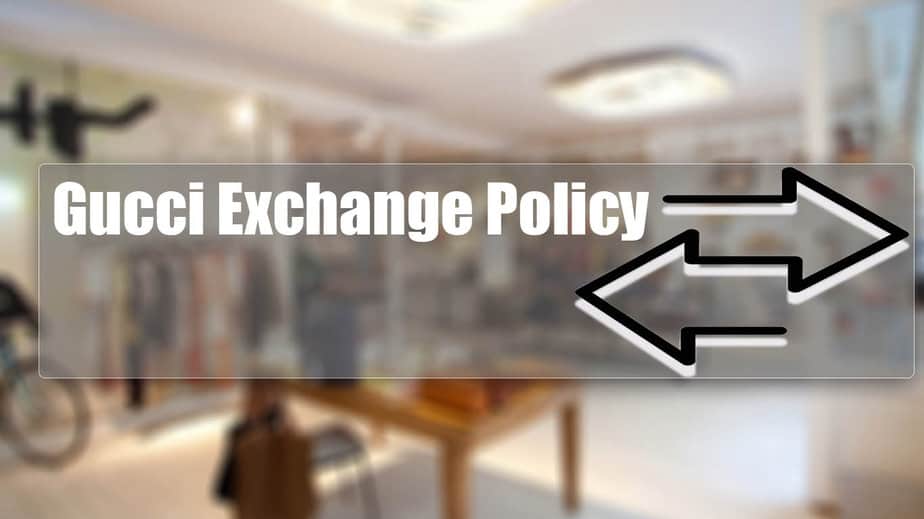 Gacci Exchange policy