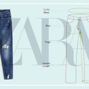 Zara Size Chart Women's Jeans