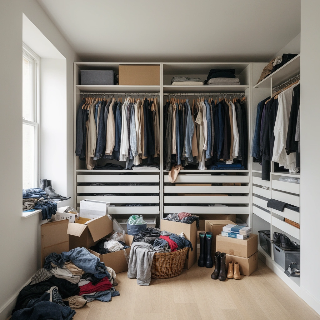 Closet Declutter - Closet Decluttering Guide