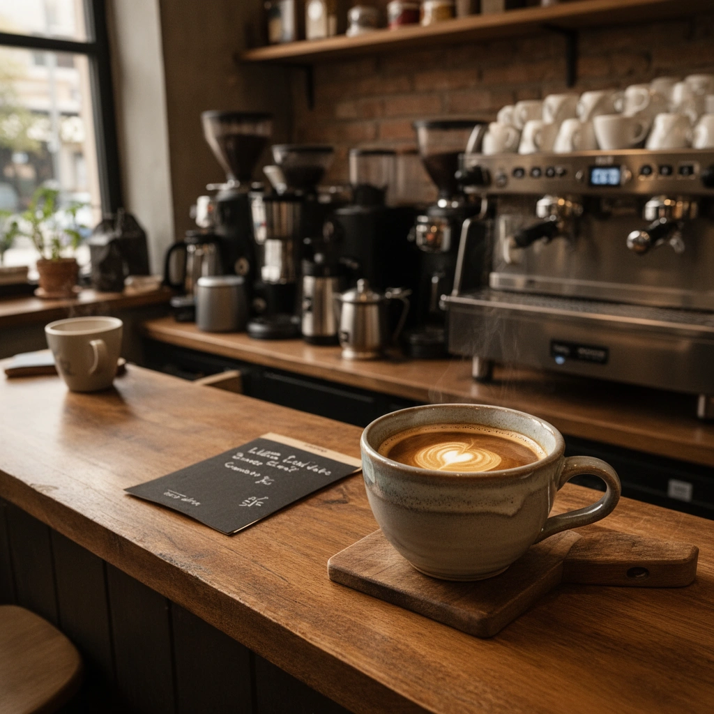 Coffee Bar Layout - Coffee Bar Organization