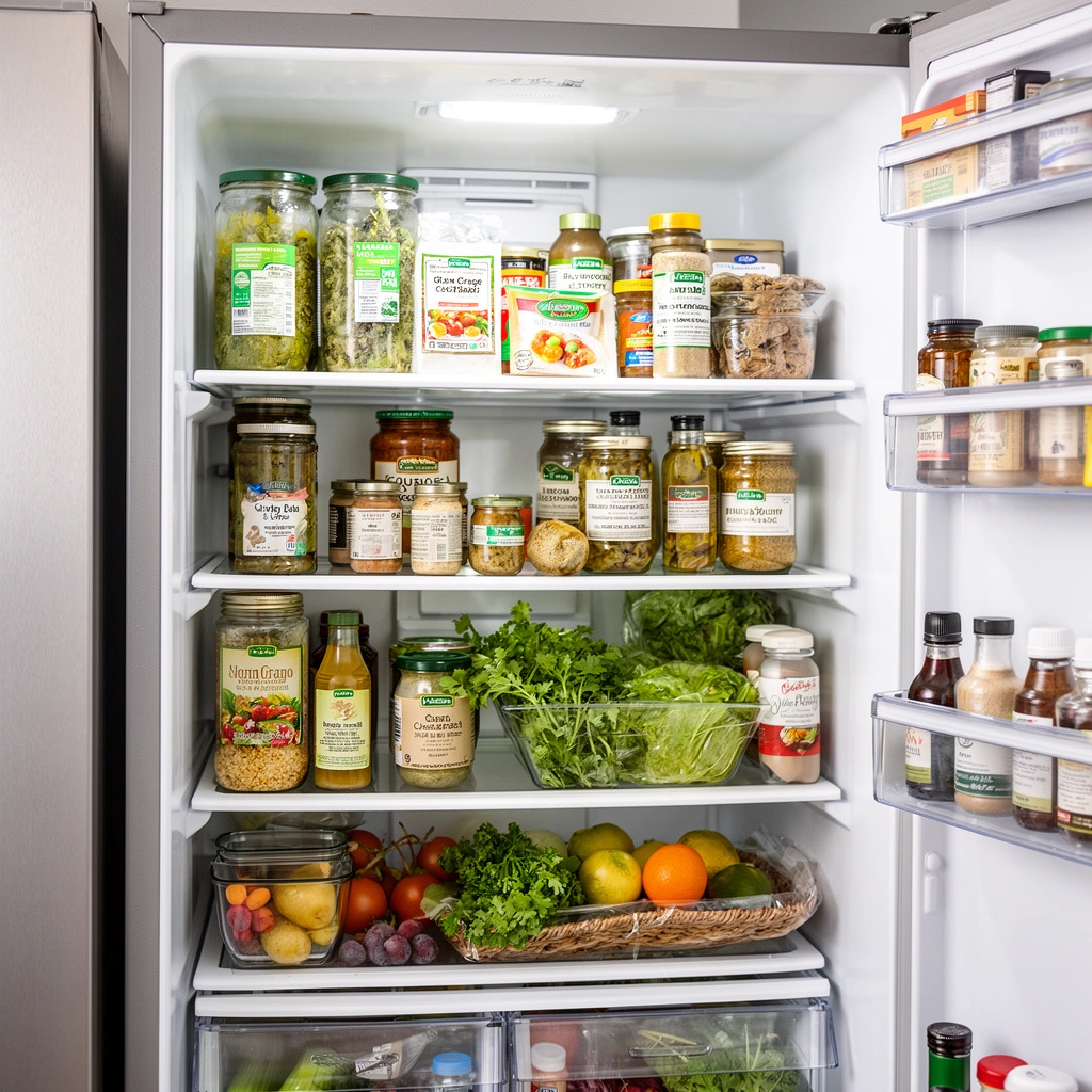 Common Foods - Refrigerator Shelf Storage Guide