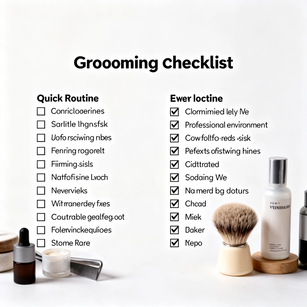 Face & Skin Prep - Men's Grooming Checklist