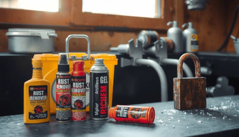 Best Rust Removers for Household Use: Top Options and Tips