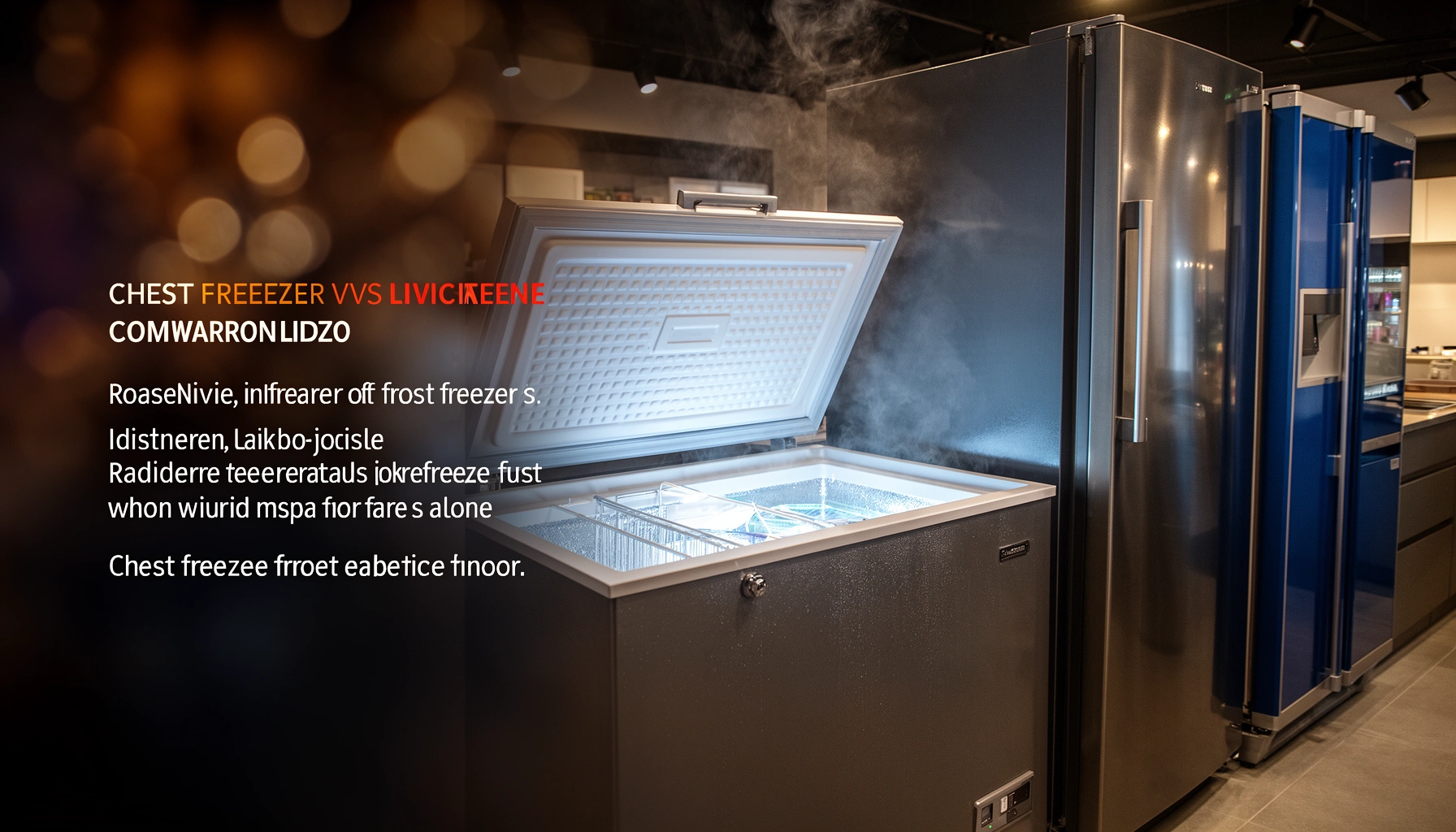 Chest Freezer vs Upright Freezer: Key Differences for Your Needs