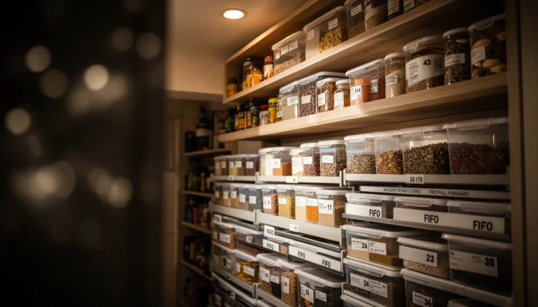 Pantry Rotation System: Keep Food Fresh and Waste Low