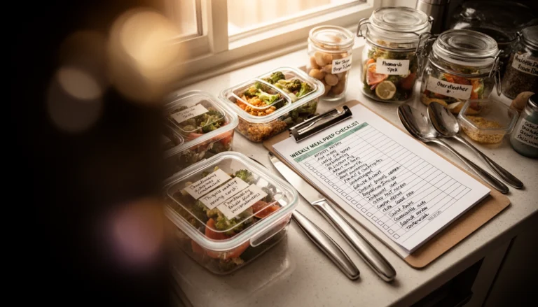Weekly Meal Prep Checklist: Simple, Repeatable Plan