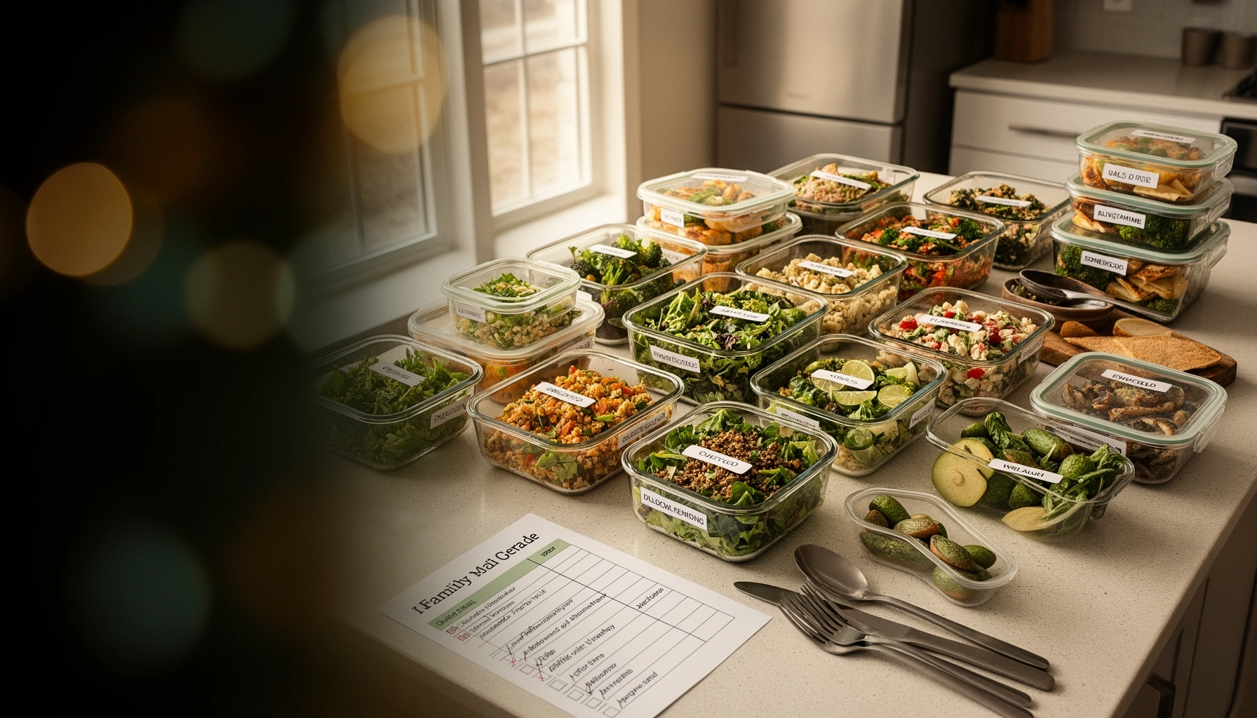 Family Meal Prep Tips: Save Time, Eat Well, Plan Ahead