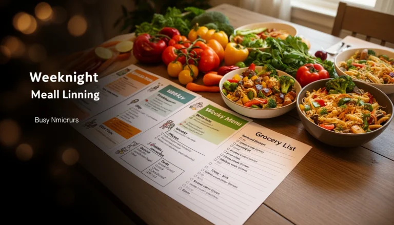 Meal Planning for Busy Families: Quick, Stress-Free Weeknight Meals