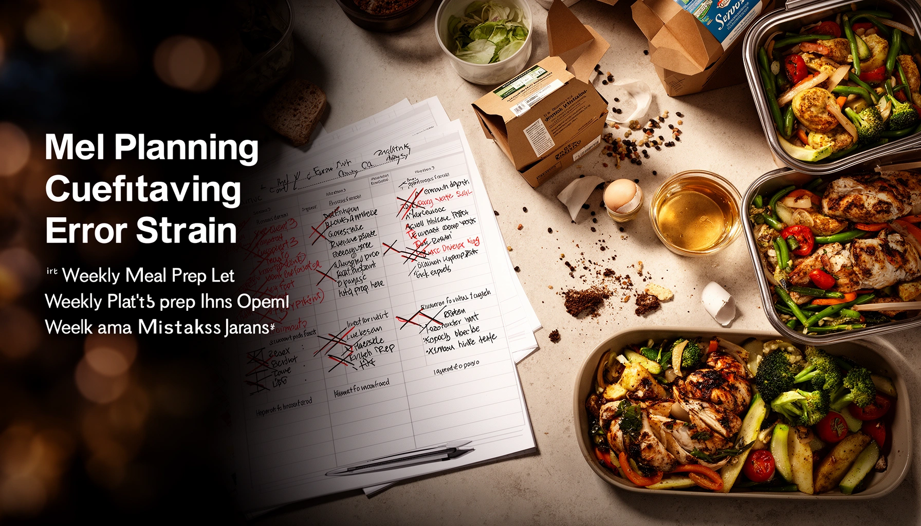 Meal Planning Mistakes: Common Errors That Derail Your Week