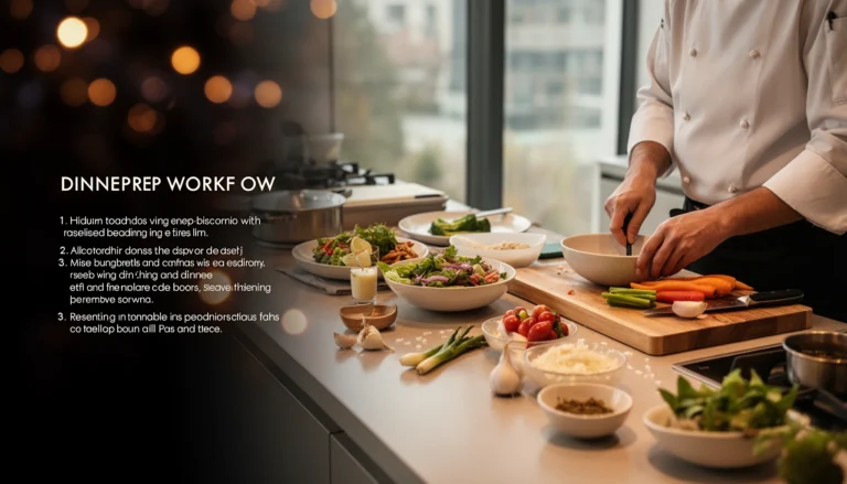Dinner Prep Workflow: A Simple Step-by-Step Routine