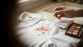 How to Remove Makeup Stains from Clothes