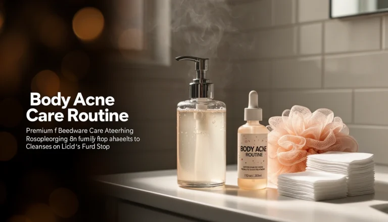 Body Acne Care Routine: A Simple Step-by-Step Plan