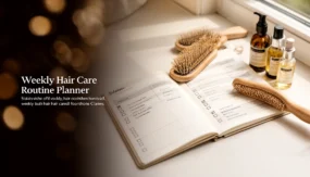 Hair Care Weekly Planner: Simple Routine for Healthy Hair