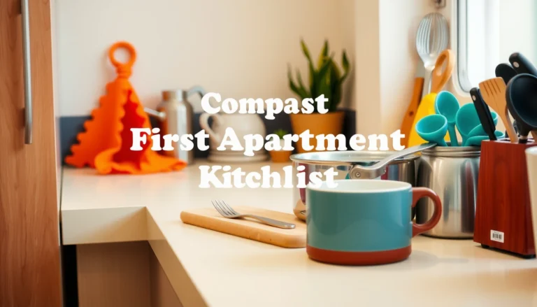 First Apartment Kitchen Checklist: Everything You Need to Get Started