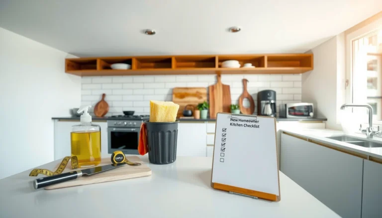 Kitchen Checklist for New Homeowners: Essential First-Week Setup