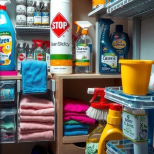 Cleaning Supply Organization: Simple Steps for a Tidy, Accessible Space