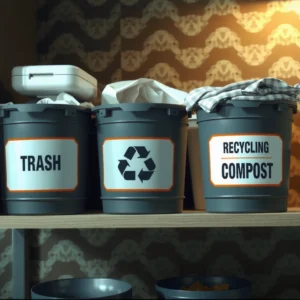 Trash and Recycling Organization: Simple System for Every Week