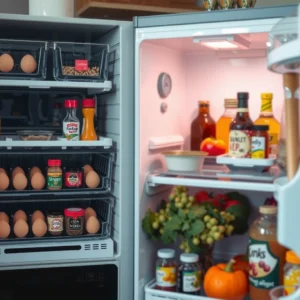 Refrigerator Door Organization: Simple Ways to Arrange Everything