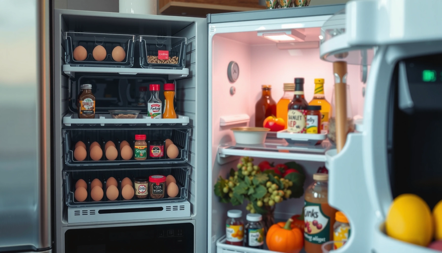 Refrigerator Door Organization: Simple Ways to Arrange Everything