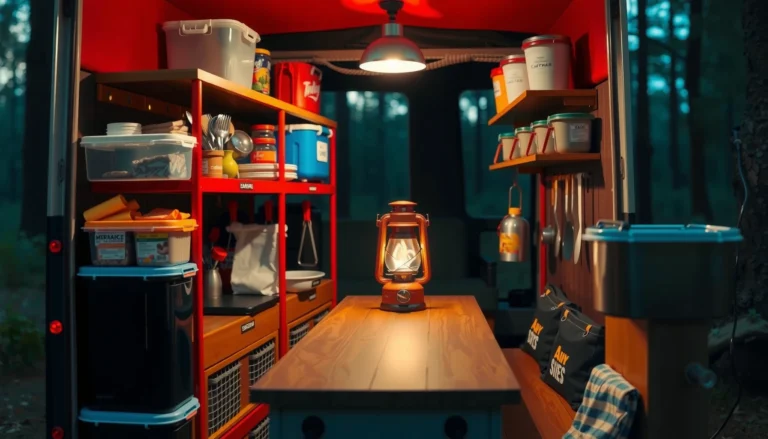 Camping Kitchen Storage: Smart Solutions for Organized Camps