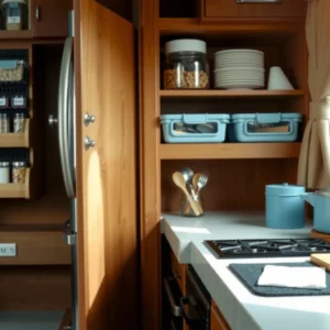 RV Kitchen Organization: Easy Systems for a Clutter-Free Setup