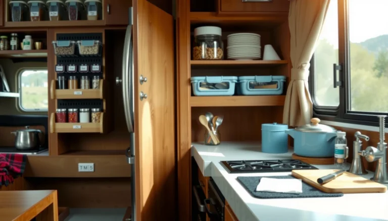 RV Kitchen Organization: Easy Systems for a Clutter-Free Setup