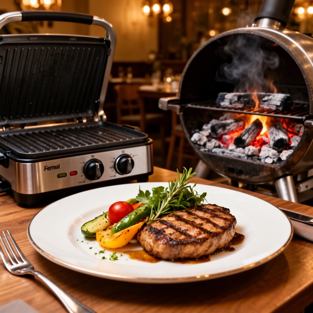 Flavor - Electric Grill vs Charcoal Grill
