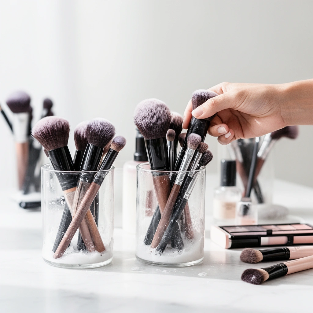 Gather - Cleaning Makeup Brushes