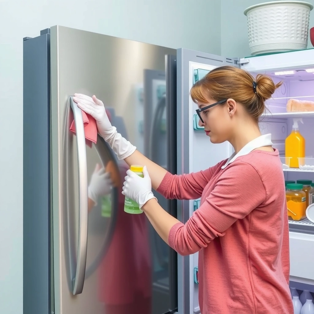 Gather Supplies - Refrigerator Cleaning Guide