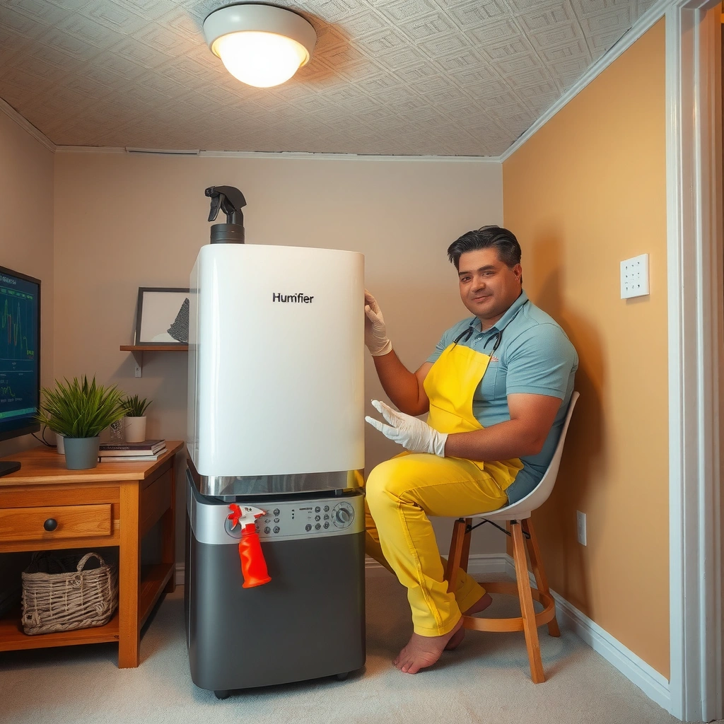 Gather Supplies - Humidifier Cleaning Guide