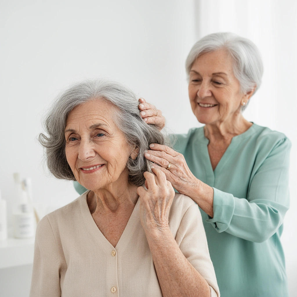 Gentle Cleansing - Hair Care for Seniors