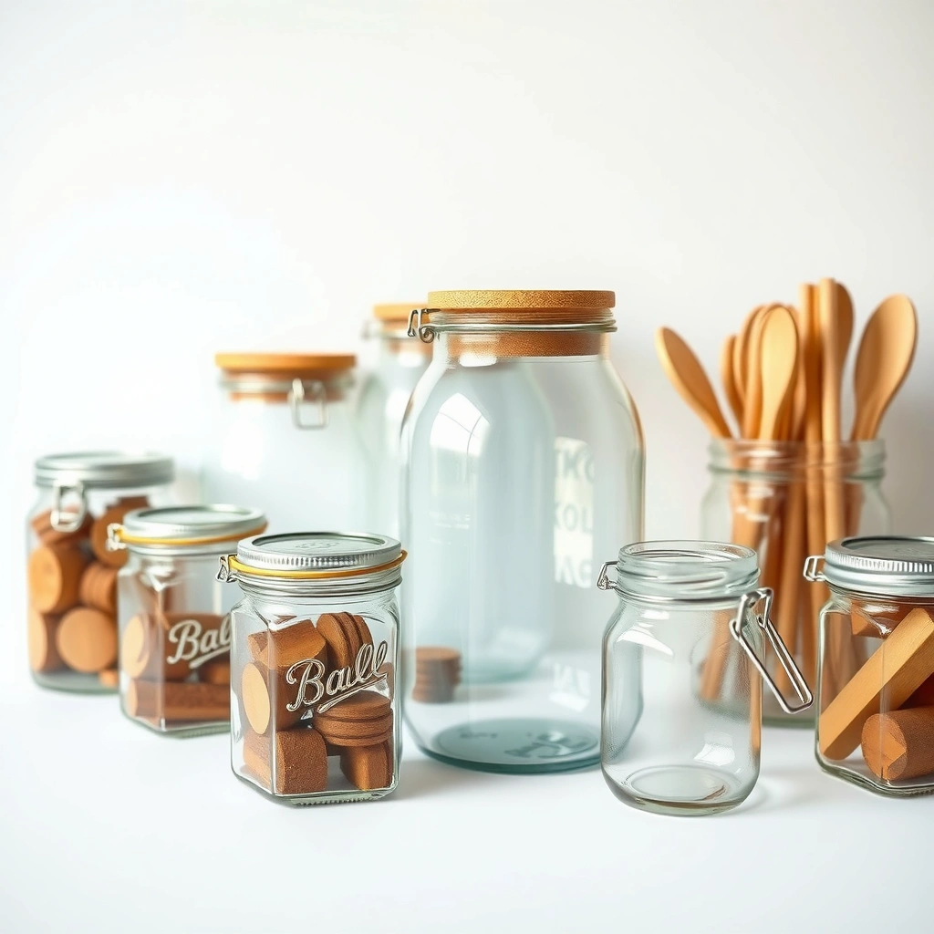 Glass Jars - Glass Jar Organization