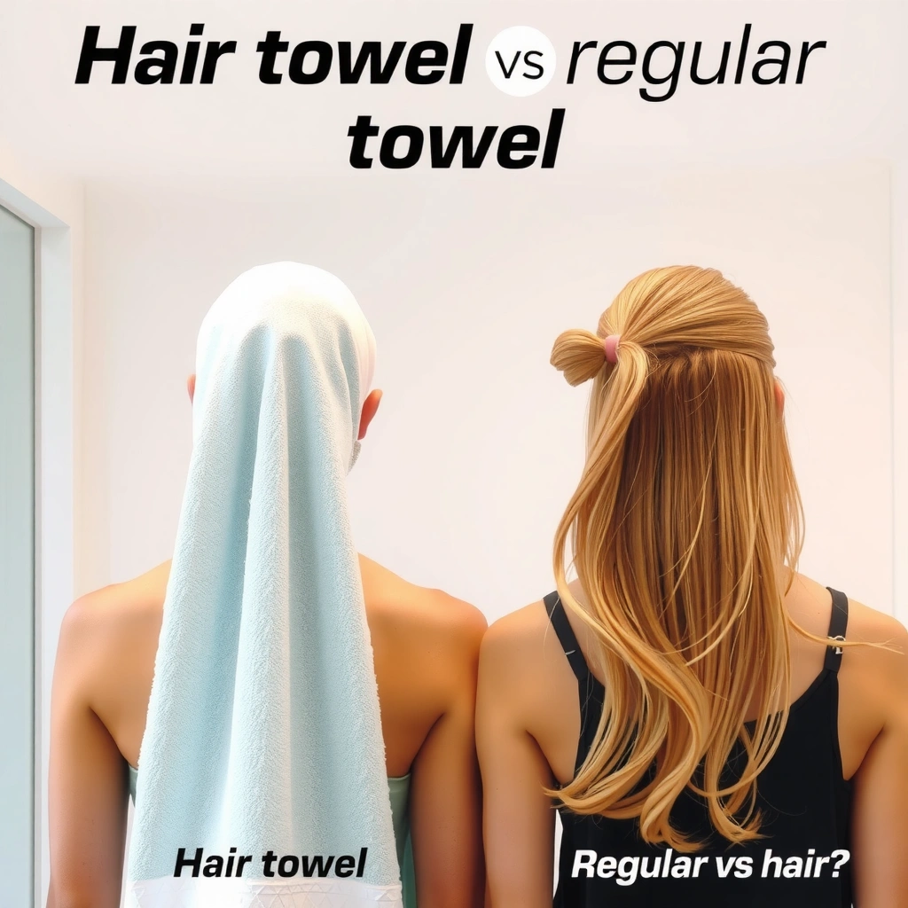 Hair Towel - Hair Towel vs Regular Towel