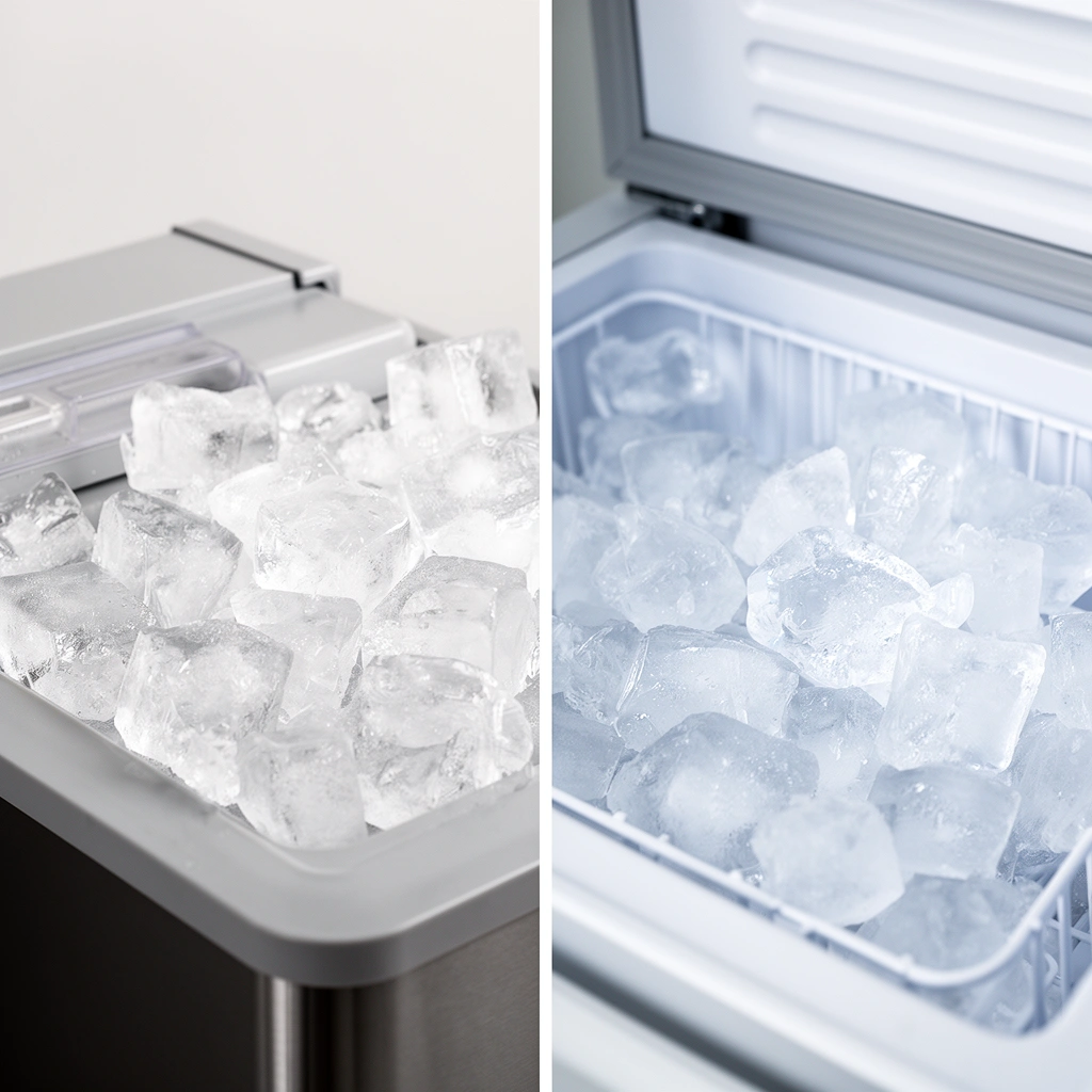 Ice Production - Ice Maker vs Freezer Ice