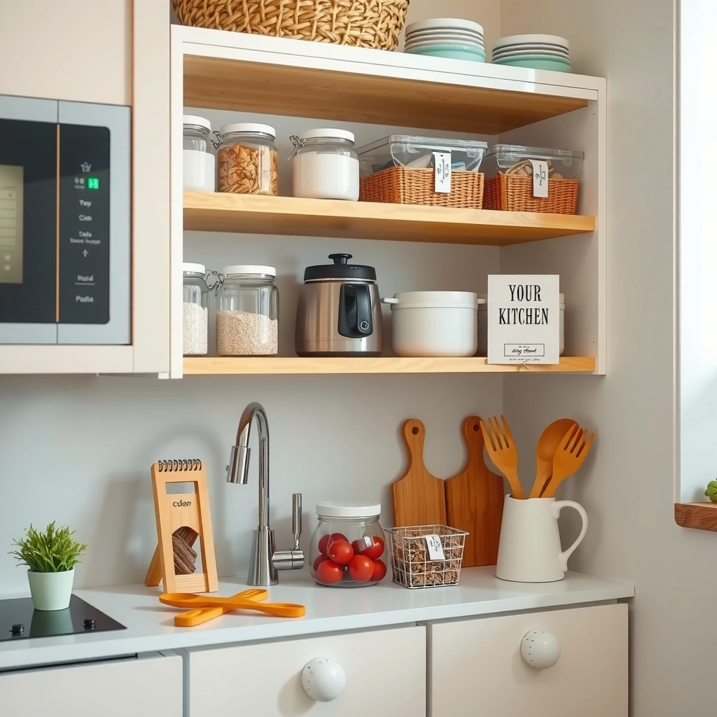 Kitchen Items - Kitchen Shelf Organization