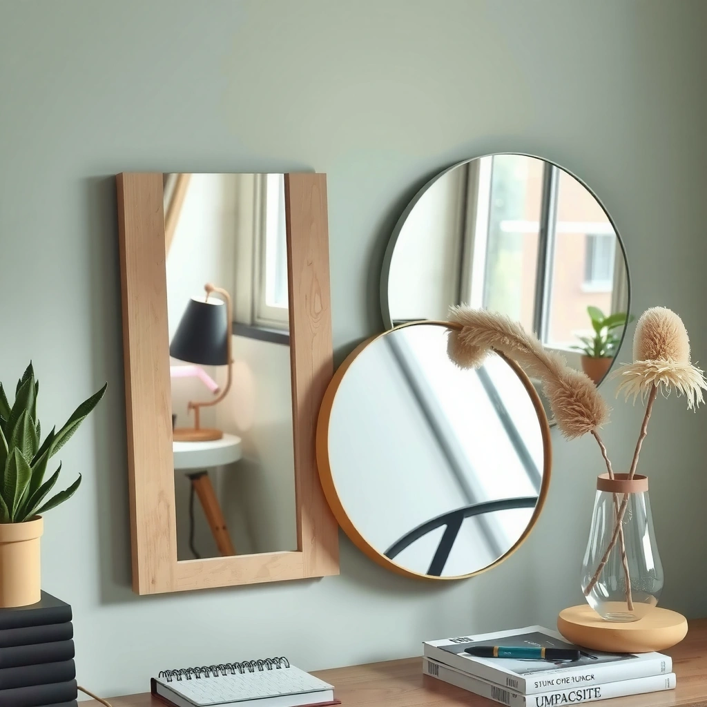 Mirror Size and Shape - Mirror Decorating Tips
