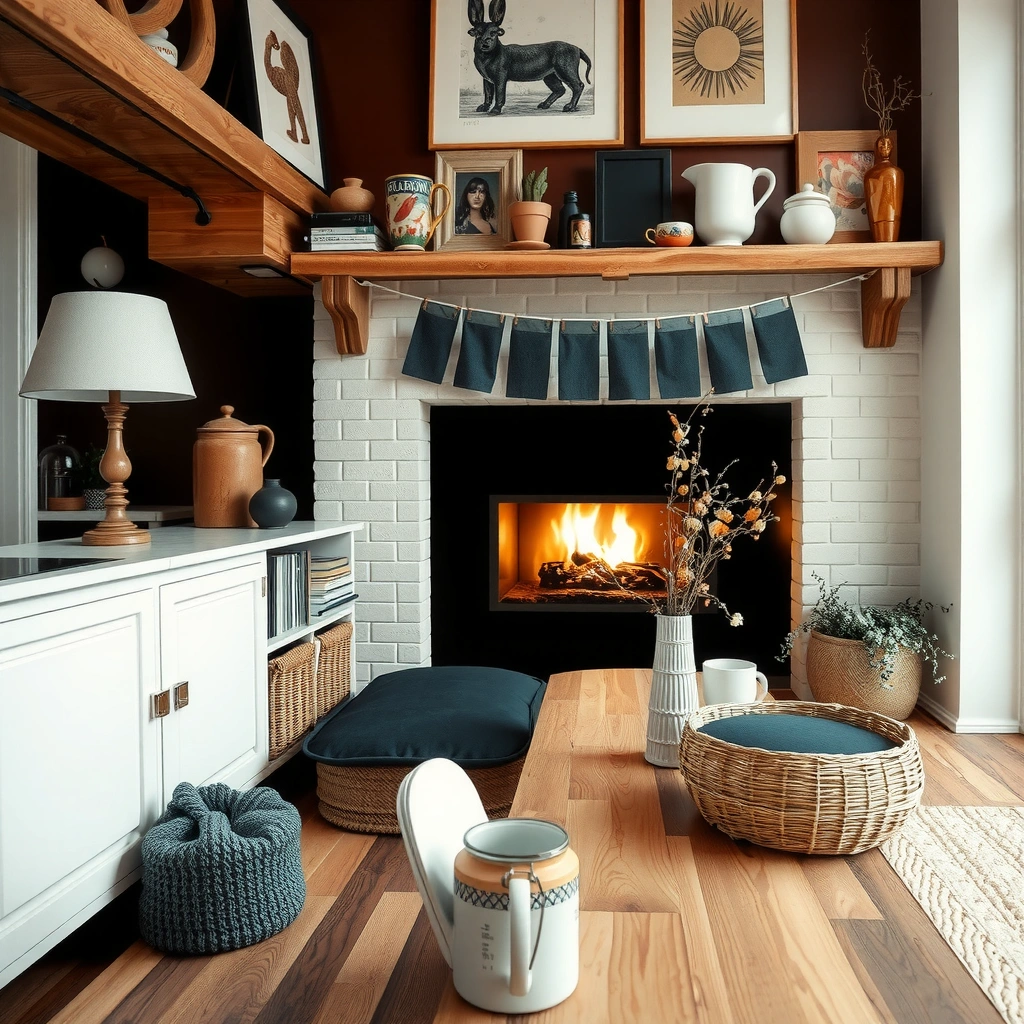 Natural Materials - Rustic Home Decor Ideas