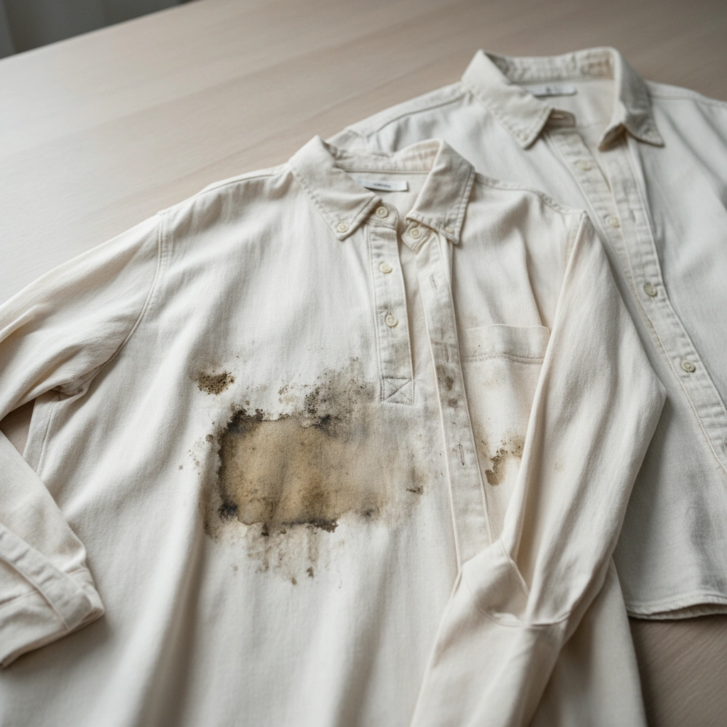 Oil Blotting - Removing Oil Stains from Clothing