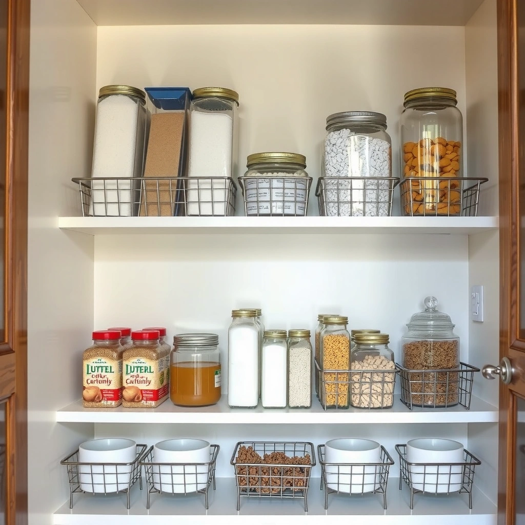 Pantry - How to Organize Pantry Shelves