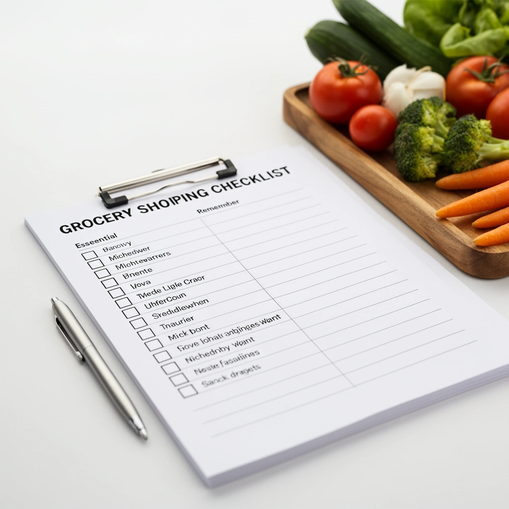 Pantry Checklist - Grocery Shopping Checklist