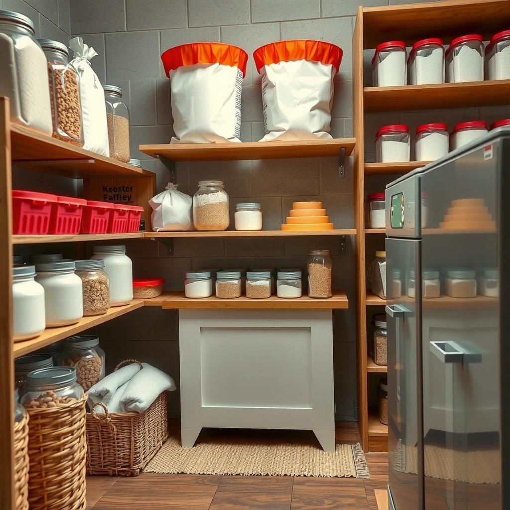 Pantry Organization - Baking Ingredient Storage