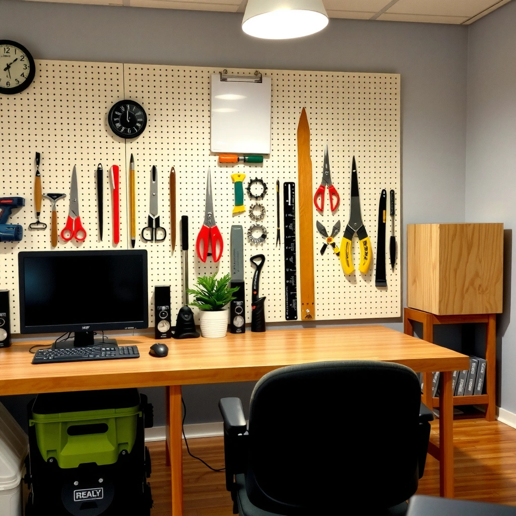 Pegboard Layout - Pegboard Organization Ideas
