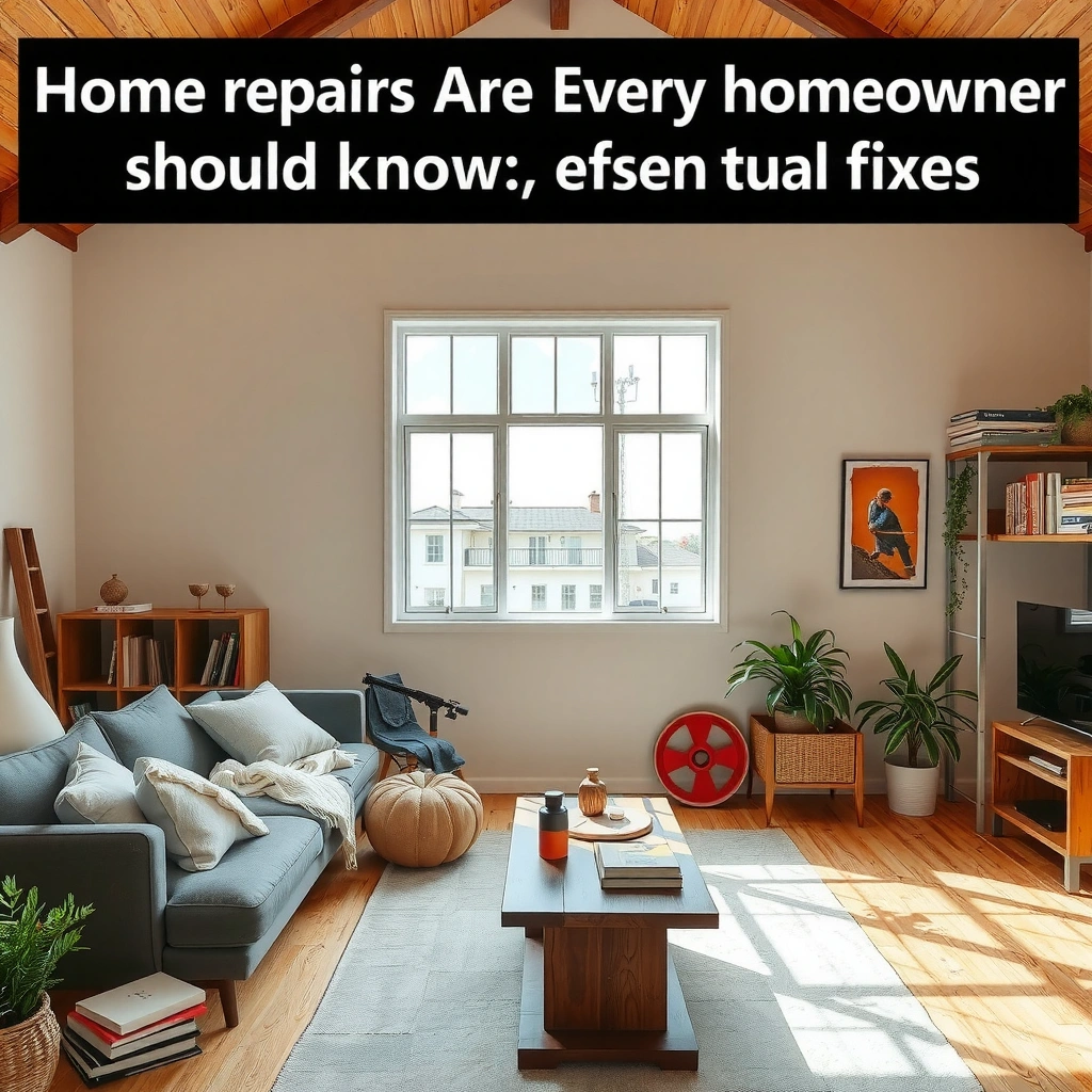 Plumbing Fixes - Home Repairs Every Homeowner Should Know