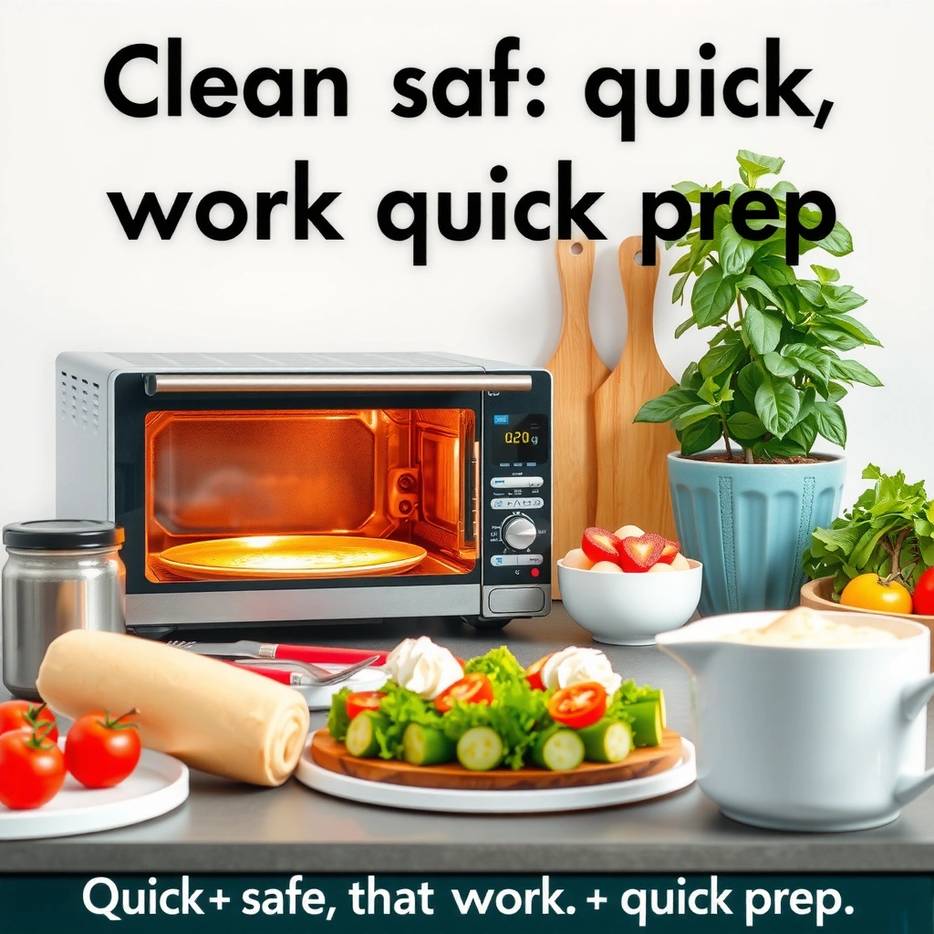 Quick Prep and Safety - How to Clean Microwaves