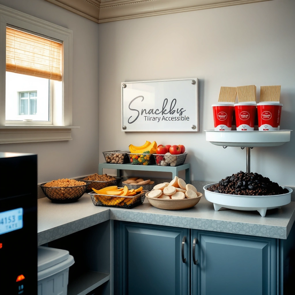 Snack Station Zones - Snack Station Organization