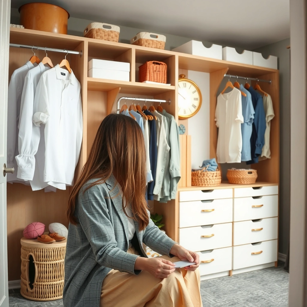 Sort and Declutter - Closet Organization Tips