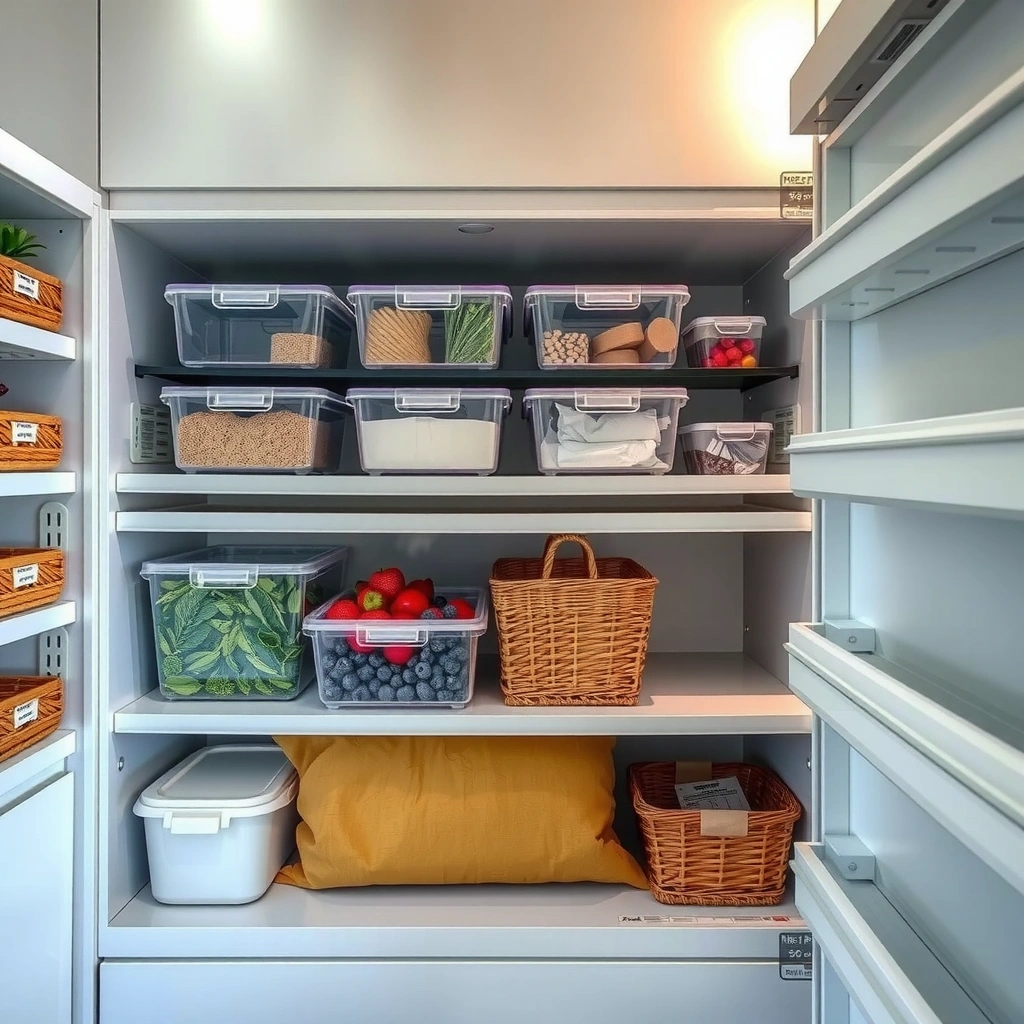 Sort and Group - Freezer Bin Organization