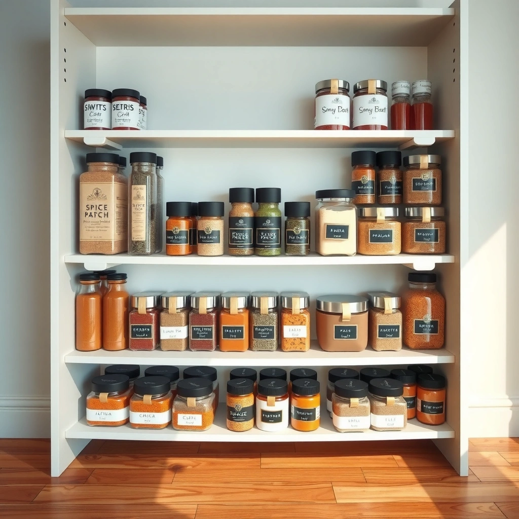 Sort Spices - Spice Rack Organization Ideas