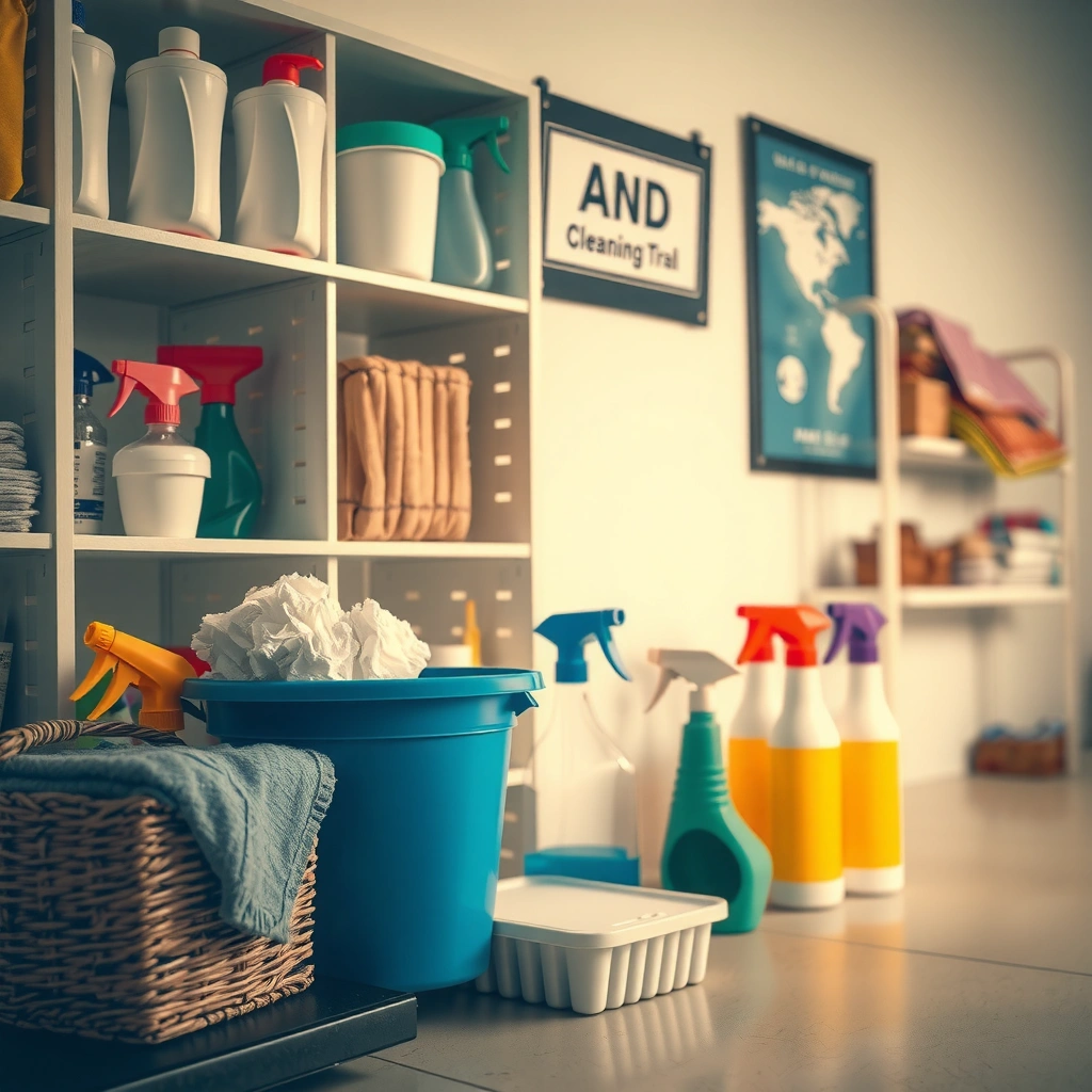 Sort Supplies - How to Organize Cleaning Supplies