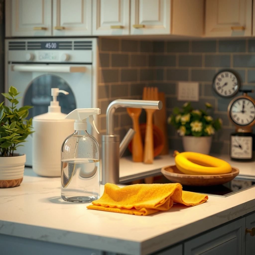 Supplies - Kitchen Counter Cleaning Guide